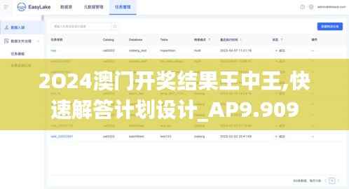 2O24澳门开奖结果王中王,快速解答计划设计_AP9.909