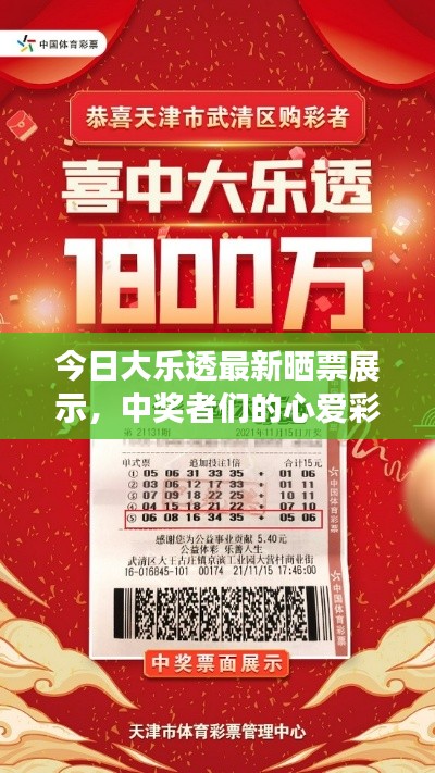 今日大乐透最新晒票展示,中奖者们的心爱彩票!