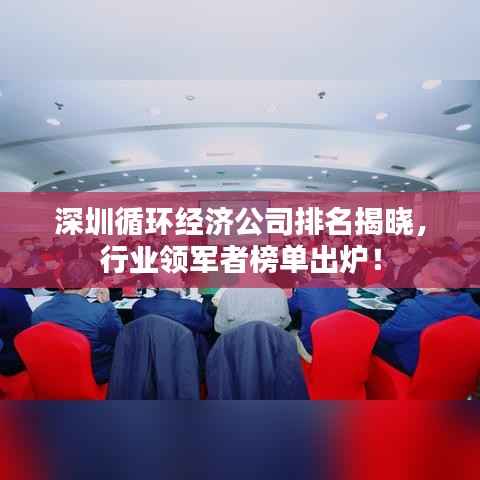深圳循环经济公司排名揭晓,行业领军者榜单出炉!